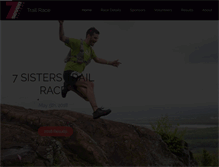 Tablet Screenshot of 7sisterstrailrace.com